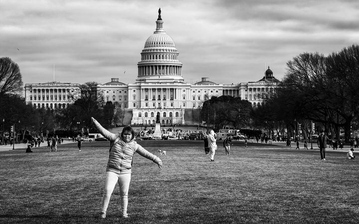 Julia at the National Mall